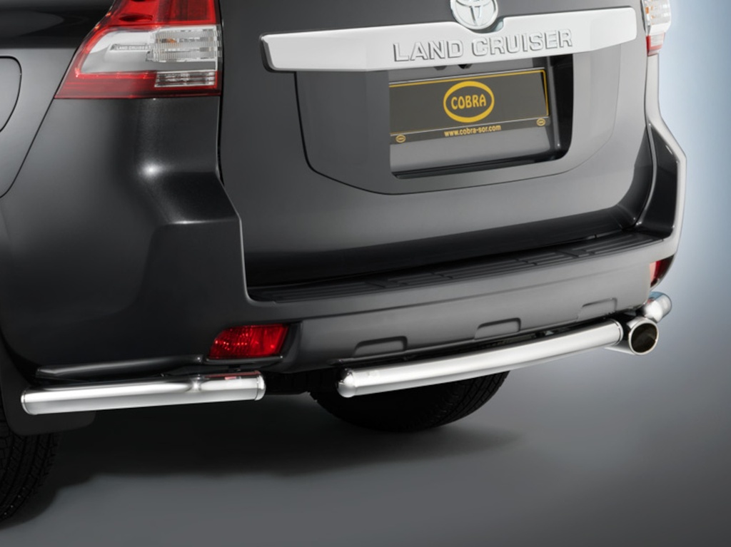 [TOY1469] Toyota Land Cruiser J15 2010–2018 | Long Wheelbase: COBRA Chrome Exhaust Tailpipe