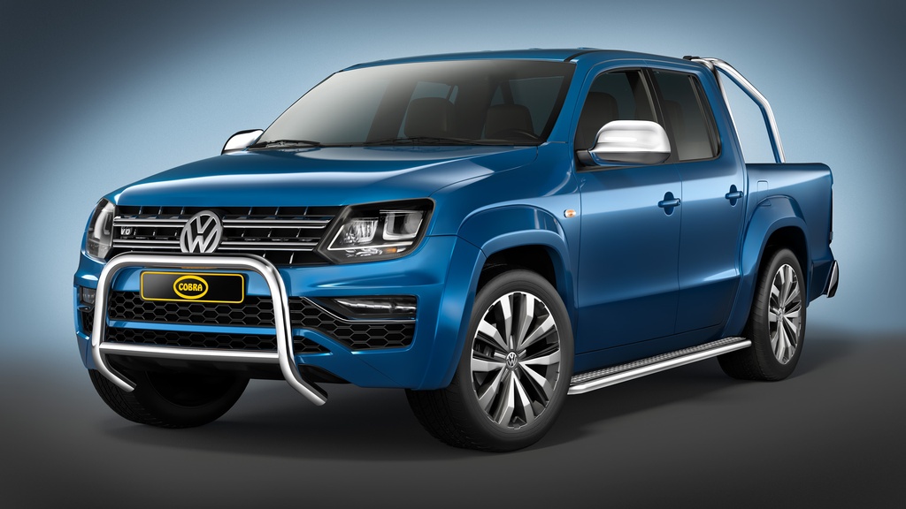 [VW1321EC] VW Amarok Bj. 10-16 OHNE Stoßfängerblende: COBRA Frontschutzbügel