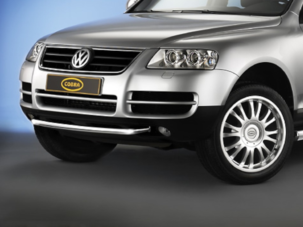 [VW1023] VW Touareg Bj. 03-06: COBRA CityGuard / Chrom-Frontschutzrohr